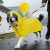 DENTRUN DENTRUN Waterproof Dog Rain Jacket with Hood for Golden