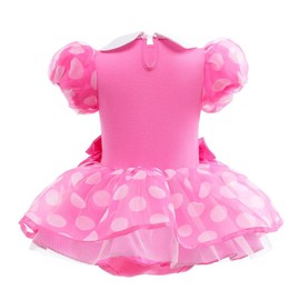 Lito Angels Jessie Baby Girl Dress with Headband, Bodysuit, Romper Costume, Fancy Dress, Size 6–9 Months, Pink