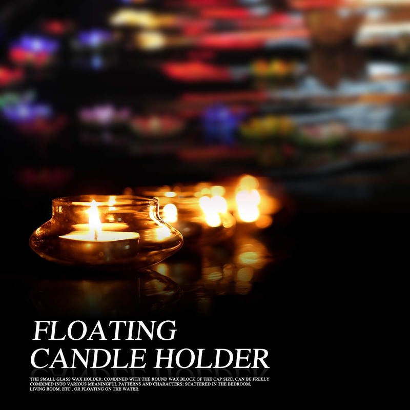 Laugh Cat Creative Romantic Floating Tealight Candle Holder Set of