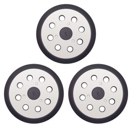 5 Inch 8 Holes Sander Replacement Pad for Dewalt, Metal Hook and Loop Sander Pads for DeWalt D26451,D26453,DW420,DW423, Compatible with Porter Cable 343K,382,390K(3 Pack)