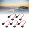 5Pcs Car Fuse Holder Connector Mini Heavy Duty Wire Extension