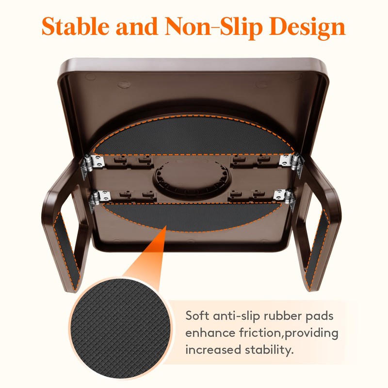 Lifewit Plastic Rotating Couch Armrest Table, Adjustable Sofa Arm Clip