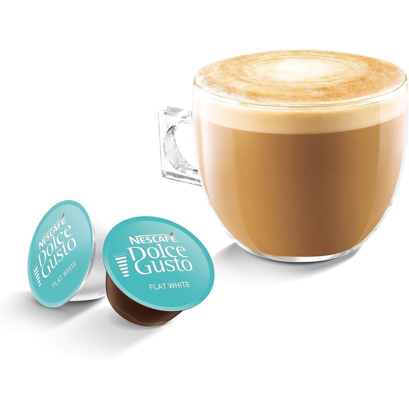 NESCAFÉ Dolce Gusto Flat White Coffee Pods, 16 x 11.7