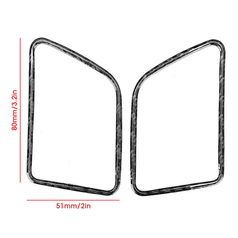 Carbon Fiber Car Air Condition Vent Panel Decoration Fit for
