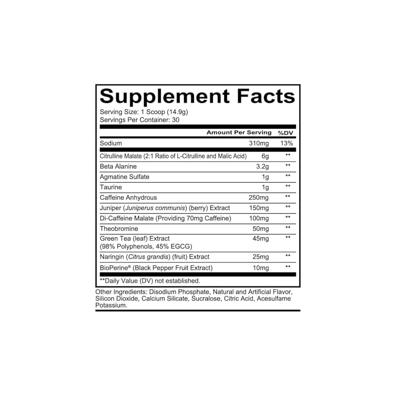 Redcon1 Total War Preworkout: Contiene 320 Mg de Cafe?na de