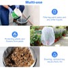 10 Pcs 5 Gallon Paint Strainer Bags, Elastic Top Opening,White