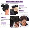 BYNOW Afro Puff Drawstring Ponytail Extension Hair Bun For Black