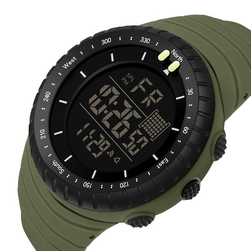 Electronic Sports Watch Waterproof Night Light Large Screen Quick Release