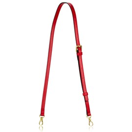 Allzedream Leather Purse Strap Replacement Crossbody Handbag Long Adjustable, Red, M