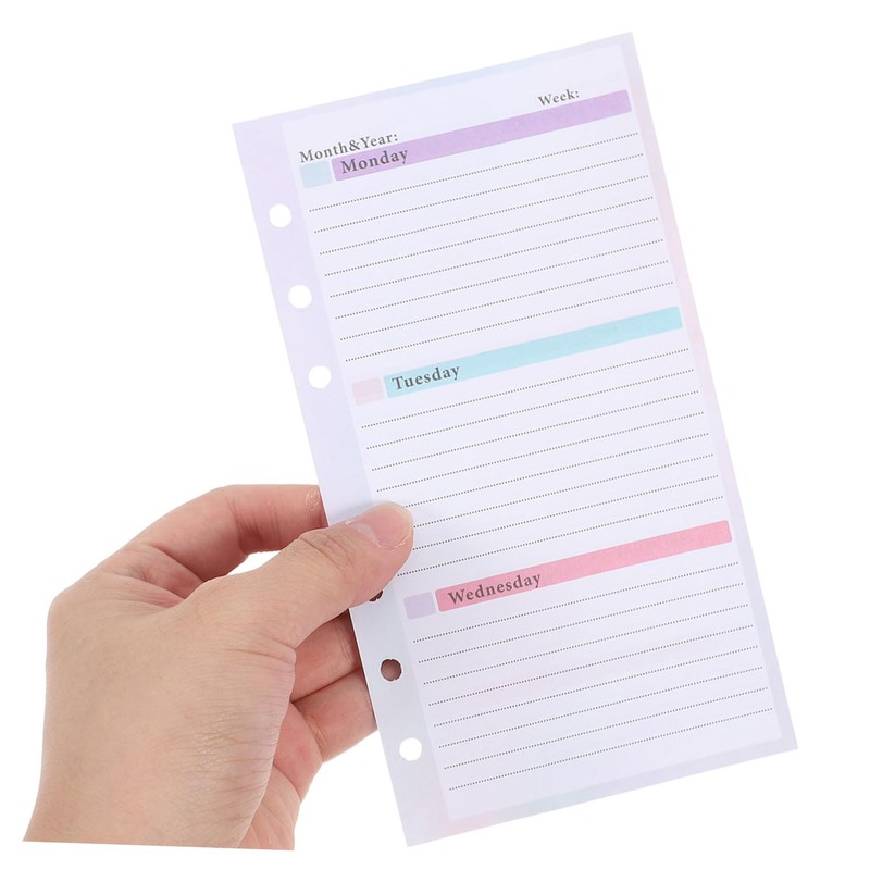 Operitacx Efficient Weekly Planning Pad Large Weekly Planner Notepad Refillable