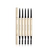 zalati Eyebrow Pencil Refill Waterproof Eyeliner Double-Ended with Small Gold