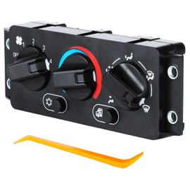 PODAFU 25110700 HVAC Climate Control Module, AC Air Conditioning Control Switch Temperature Control Panel Compatible with Mack Chu612 Chu613 Chu614 2008-2018 Cxu612 Cxu613 Cxu614 1999-2018