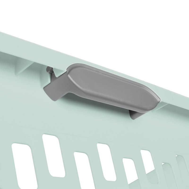 Sterilite Laundry Basket, Plastic Clothes Hamper, Large Rectangle Bin with