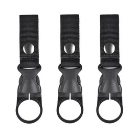 Plastic Bottle Rack with Mountaineering Buckle, Mountaineering Camping, Multi-functional Mountaineering Buckle, Portable Water Bottle Buckle, Easy to Use, Detachable and Compatible with Rucksack