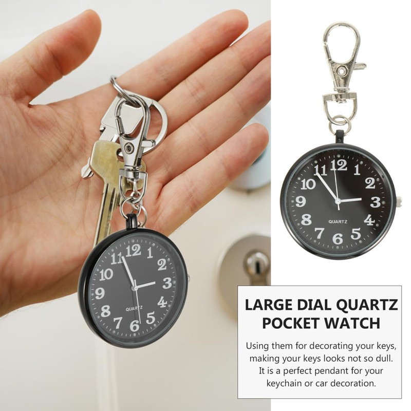 Sosoport 2 Pcs Pocket Watch Wrist Alloy Miss Quartz Watches