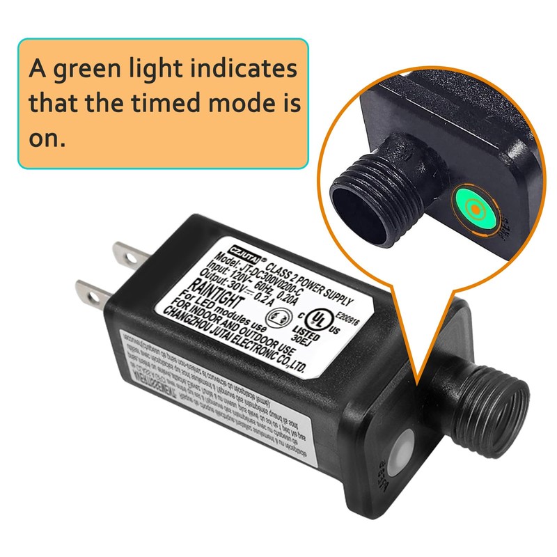 2 PCS of 30V 9W CZJUTAI JT-EL/FC300V0300-C LED Transformer Class