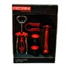 Pedrini 5 Piece Bar Tools Gift Set - Red