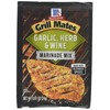 McCormick Grill Mates Marinade, Garlic, Herb & Wine, 0.87 oz