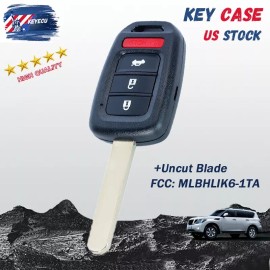 KEYECU 10x for Honda Accord Civic CR-V 2014-2020 Key Fob Remote Shell Case MLBHLIK6-1TA
