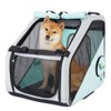Ownpets Portable Dog Crate for Car, Collapsible Dog Travel Crate