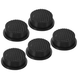 PATIKIL 0.51" LED Flashlight Switch Cap, 5 Pcs Silicone Soft Boot Cover for Push Button Switch Electric Torch Handheld Flashlights DIY Project, Black