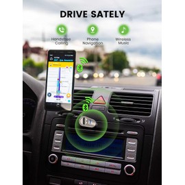 HVMLAK Aux Bluetooth Adapter Auto, Bluetooth 5.3 Empfänger [Stabile Verbindung] für Autoradio Heim-Stereo Musik und Freisprechanrufe, Bluetooth Adapter Aux 3,5mm Klinke, CD Sound, [1 Stück]…