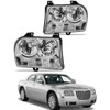 Sagnod Auto Headlights Compatible with 2005-2010 Chrysler 300