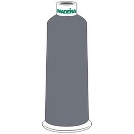 Madeira Rayon Embroidery Thread 5500yd Cone GRAY Color: 1041