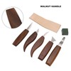 Walnut Wood Carving Knife Non Slip Comfortable Wood Carving Whittling