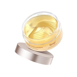SNP Shining Nature Purity- ALTA ABSORCIÓN: El parche para ojos Perfection de oro de 24 quilates contiene colágeno ultrafino de 125Da y oro de 24 quilates para mejorar la elasticidad de la piel, reduci