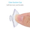 Pawfly Pack of 20 Clear Suction Cups 3 cm PVC