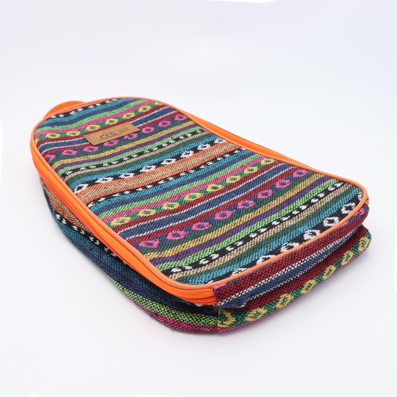 NatSumeBasics Travel Camping Cooking Utensils Organizer Bag Orange Portable Storage