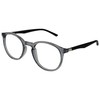 OPULIZE Met MM60-7 -2.50 Binocularity Slim Round Frame Transparent Grey