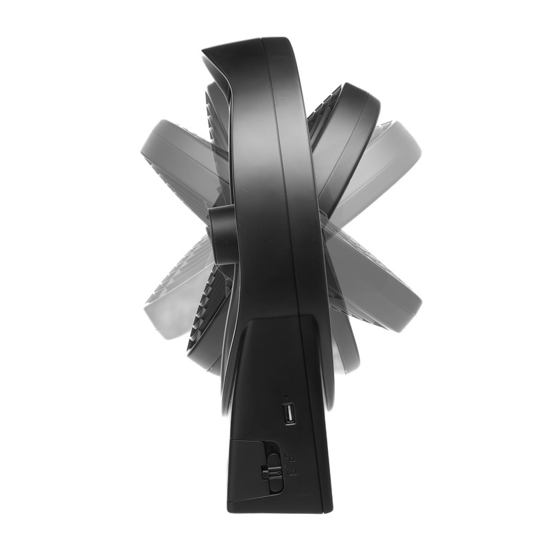 Treva 10 Inch Portable Rechargeable Fan & Battery Powered, 3