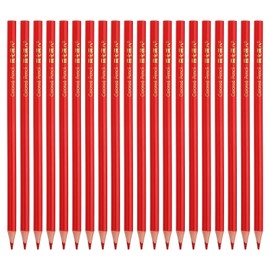 PATIKIL Red Colored Pencils Set,20 Pcs Oil Color Pencils Wooden Coloring Drawing Pencil for Artists Art Painting