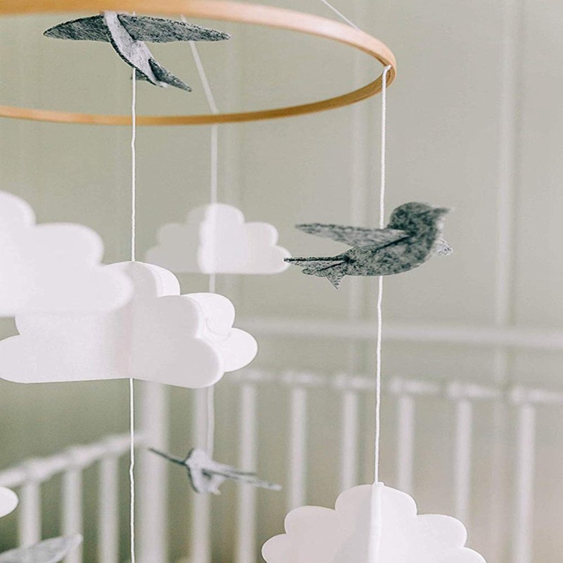 DIY Wooden Mobile Frame for Crafts Natural Wood Mobile Hanger