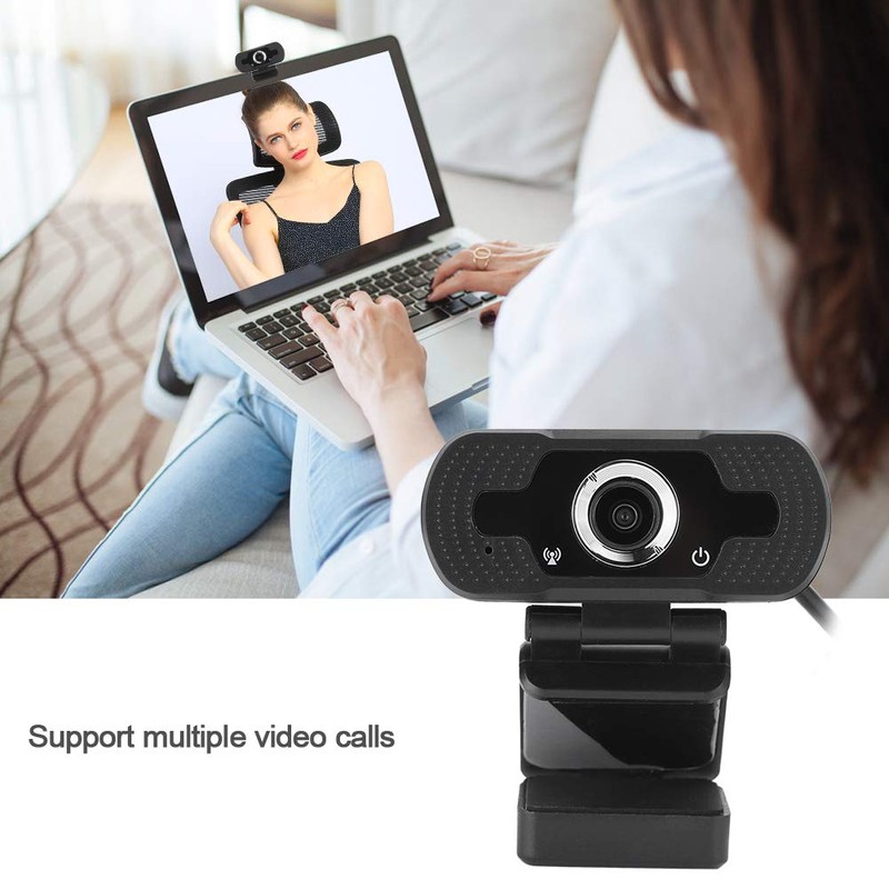 Desktop Webcam 11×9×6 Webcam Computer Camera with Microphone for Pc
