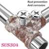 Qrity 20pcs Self Tapping Screws, 304 Stainless Steel Phillips Flat
