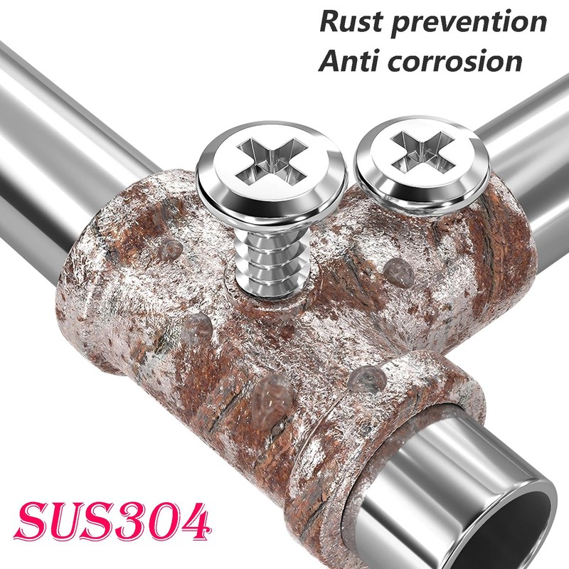Qrity 20pcs Self Tapping Screws, 304 Stainless Steel Phillips Flat