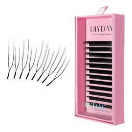 Extensiones De Pestañas Diyday U-yy Mixto 9-15 Mm