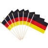 GSYLPFT 12 Pack Germany Flags on Sticks German Small Mini