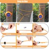 Portable Travel Clothesline Cord, Caudblor Adjustable 33ft Camping Clothes line,