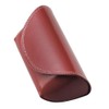 Leather Chic Large Size Glasses Case Red 2935-03
