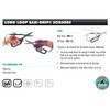 Easi-Grip PETA Long Loop Easi-Grip Self Opening Scissors - Ergonomic