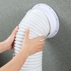 Pushglossy Portable Ac Vent Dual Size Wall Mount Connector with