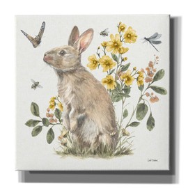 Epic Graffiti 'Garden Patch 2 Yellow' by Leslie Trimbach Canvas Wall Art, 12" x 12"