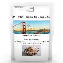 Sourdough Starter Genuine San Francisco Culture with Easy Foolproof Recipe. True Original Organic San Francisco Sourdough Starter. Best Recipe on Internet