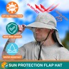 (Light Grey) - SUNCUBE Outdoor Wide Brim Sun Hat with