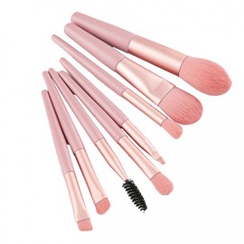 [PK] Portable Makeup Brush Set (8 Types) Set Blue 4ea