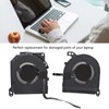 2pcs Laptop Cooling Fan Professional Replacement Cooler Fan Compatible for